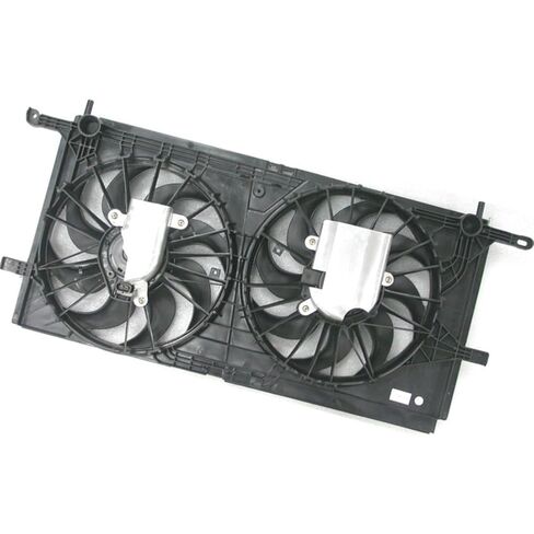 Dual Radiator and Condenser Fan Assembly for Buick Rendezvous 2002-2005 for Chevrolet Venture 2001-2005 for Oldsmobile Silhouette 2001-2004 for Pontiac Aztek,Montana 2001-2005 1 Piece in Saudi Arabia