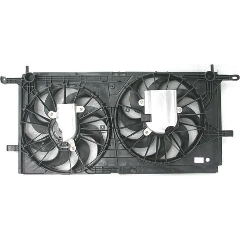 Dual Radiator and Condenser Fan Assembly for Buick Rendezvous 2002-2005 for Chevrolet Venture 2001-2005 for Oldsmobile Silhouette 2001-2004 for Pontiac Aztek,Montana 2001-2005 1 Piece in Saudi Arabia
