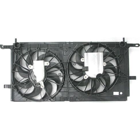 Dual Radiator and Condenser Fan Assembly for Buick Rendezvous 2002-2005 for Chevrolet Venture 2001-2005 for Oldsmobile Silhouette 2001-2004 for Pontiac Aztek,Montana 2001-2005 1 Piece in Saudi Arabia