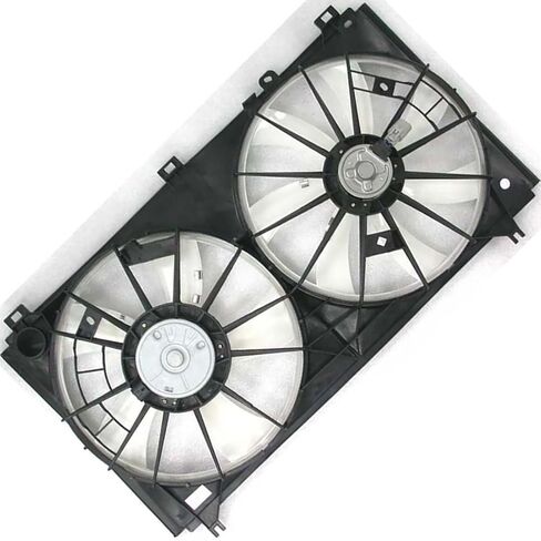 Dual Radiator and Condenser Fan Assembly fits Lexus IS350 2006 2007 2008 2009 2010 2011 Replacement 1636150120, 1636328290, 1636131100 1 Piece in Saudi Arabia