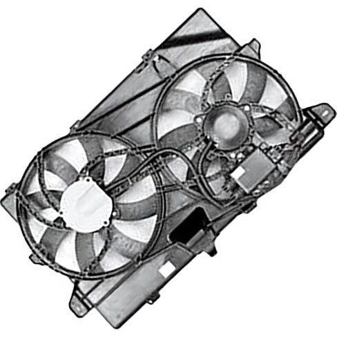Dual Radiator and Condenser Fan Assembly fits Ford Edge 2007 2008 2009 2010 2011 2012 2013 2014 fits Lincoln MKX 2007 2008-2012 Replacement 7T4Z 8C607 B, 9T4Z 8C607 A 1 PCS in Saudi Arabia