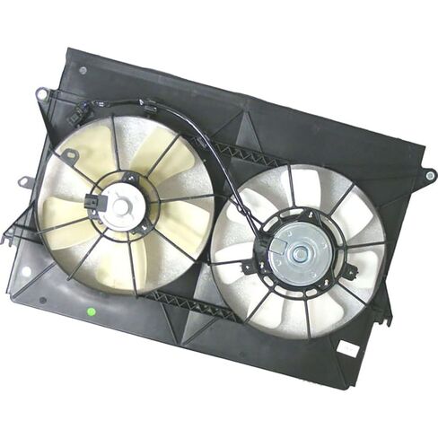 Dual Radiator and Condenser Fan Assembly for Scion tC 2005 2006 2007 2008 2009 2010 Replacement 1636122051, 1636128081, 1636323010 1 x in Saudi Arabia