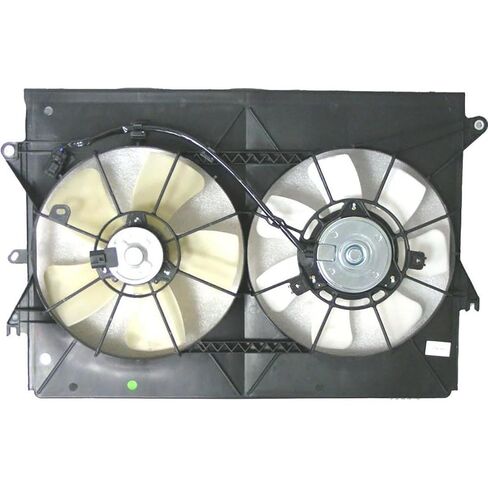 Dual Radiator and Condenser Fan Assembly for Scion tC 2005 2006 2007 2008 2009 2010 Replacement 1636122051, 1636128081, 1636323010 1 x in Saudi Arabia