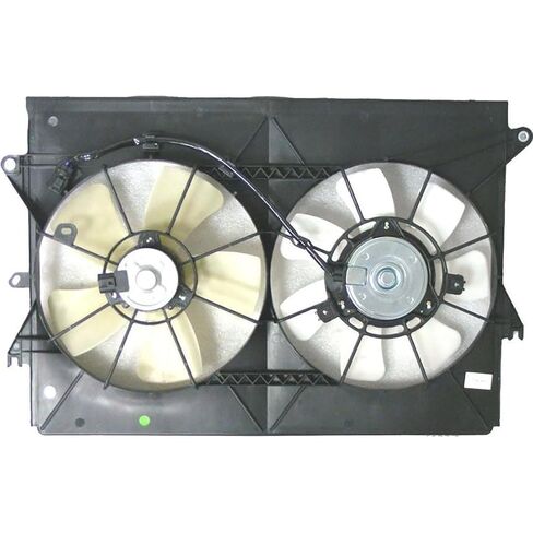 Dual Radiator and Condenser Fan Assembly for Scion tC 2005 2006 2007 2008 2009 2010 Replacement 1636122051, 1636128081, 1636323010 1 x in Saudi Arabia