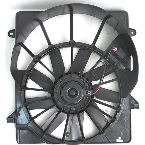 Dual Radiator and Condenser Fan Assembly for Jeep Liberty 2008 2009 2010 2011 2012 Replacement 68033228AA 1 PCS in Saudi Arabia