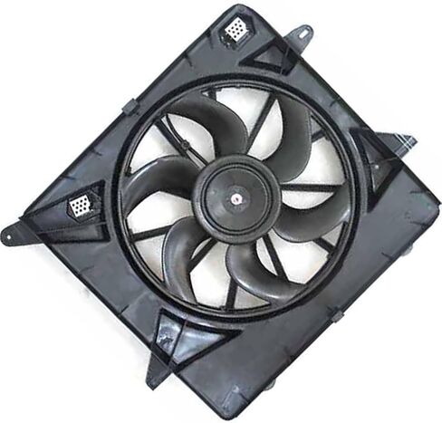 Dual Radiator and Condenser Fan Assembly fits Cadillac SRX 2010 2011 2012 2013 2014 2015 2016 1 x in Saudi Arabia