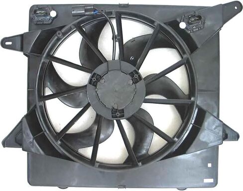 Dual Radiator and Condenser Fan Assembly fits Cadillac SRX 2010 2011 2012 2013 2014 2015 2016 1 x in Saudi Arabia