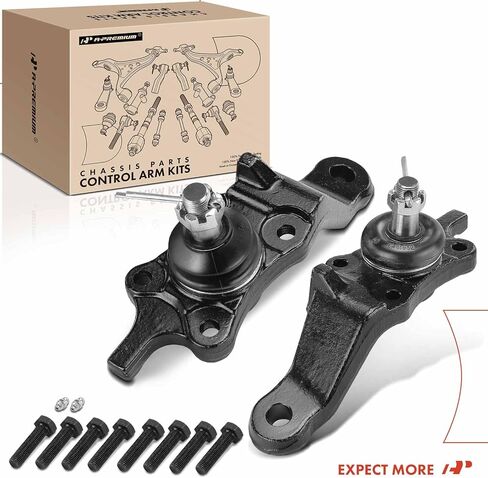 A-Premium 2 x Front Lower Ball Joint, Compatible with Toyota Tundra 2003, Sequoia 2003 in Saudi Arabia