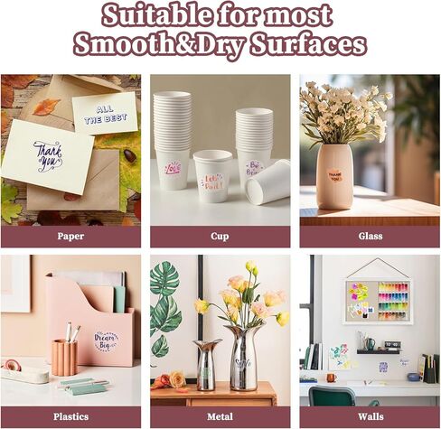 12 Sheet Transparent Inspirational Stickers, Self Adhesive Colorful Motivational & Aesthetic Stickers for Water Bottles, Laptops, and Journals in Saudi Arabia