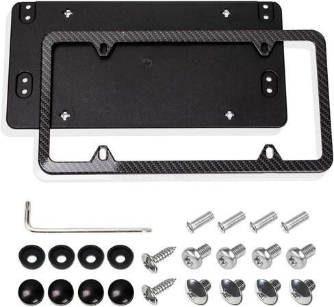 Rear License Plate Holder Bracket Compatible with 2007-2024 Benz,Bumper Tailgate Trunk Car Tag Frame Mounting Kit 1698170211 A0008101711 in Saudi Arabia