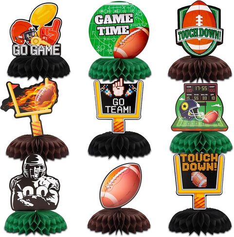 TONIFUL 9 Pcs Hawaiian Luau Honeycomb Centerpieces - Tropical Party Decorations & Supplies Table Toppers Hawaii Paper Centerpieces for Hawaii Tropical Luau Party Supplies in Kuwait