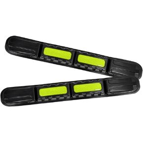 2 PCS Car Bumper Guard Strip, Safety Warning Reflective Bumper Guards, Universal Anti-Scratch Anti-Collision Door Edge Guards Trim Strips, for Most Cars, Trucks, SUVs (White) in Kuwait