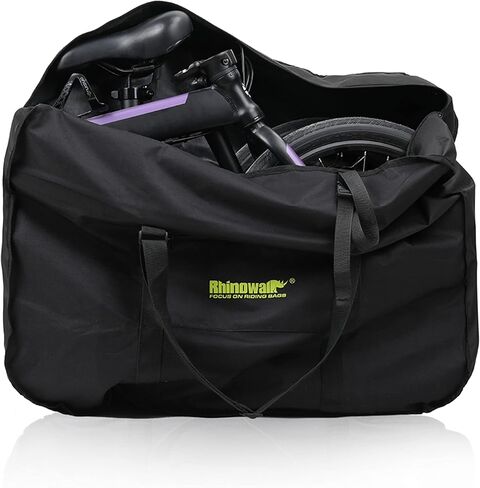 SUNELFFY Folding Bike Bag for 14-20inch Bicycle Carry Bike Bag for Brompton Travel Case Bike Transport Bag for Car Train Air Travel Portable in Saudi Arabia