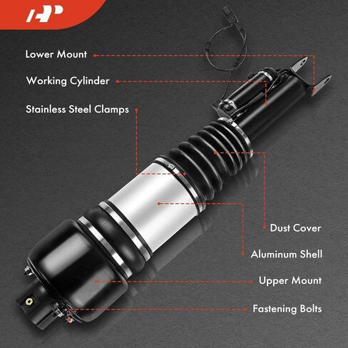 A-Premium Rear Left and Right Air Suspension Shock Strut Compatible with Land Rover Range Rover Sport 2006-2013, LR3 2005-2009, LR4 2010-2016, Driver and Passenger Side, 2-PC Set in Saudi Arabia