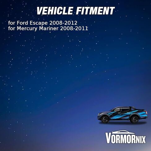 مجموعة مروحة المبرد والمكثف المزدوج لـ Ford Escape 2008 2009 2010 2011 2012 لـ Mercury Mariner 2008 2009 2010 2011 استبدال 8L8Z8C607B 1 قطعة in Saudi Arabia