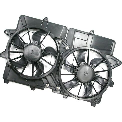 Dual Radiator and Condenser Fan Assembly for Ford Escape 2005 2006 2007 for Mercury Mariner 2005 2006 Replacement 5L8Z8C607BF 1 x in Saudi Arabia