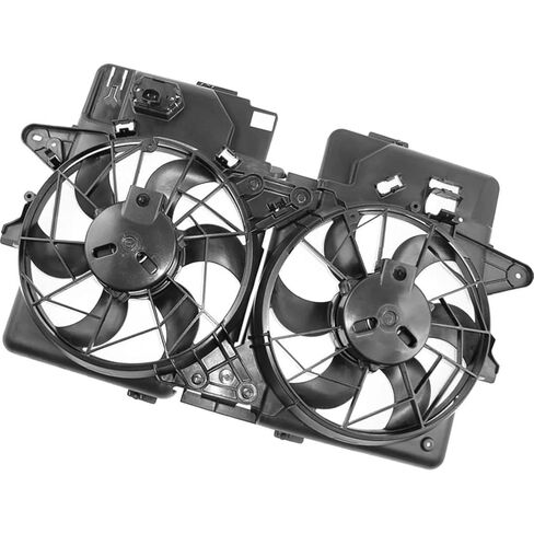 Dual Radiator and Condenser Fan Assembly for Ford Escape 2001 2002 2003 2004 for Mazda Tribute 2001 2002 2003 2004 2005 2006 Replacement AJ0615025A, 2L8Z8C607GA 1 x in Saudi Arabia