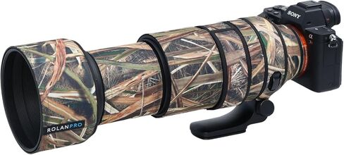 ROLANPRO Waterproof Lens Camouflage Cover for Tamron 150-500mm f5-6.7 Di III VC VXD A057 Protective Sleeve Case Clothing-#59 Reed Camo Waterproof in Saudi Arabia