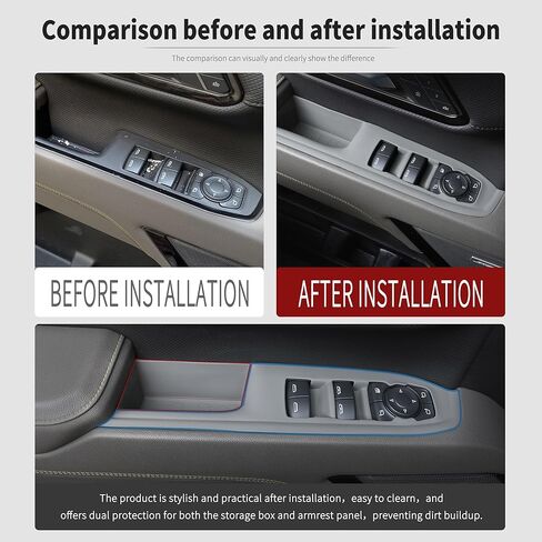 Compatible with 2019 2020 2021 2022 2023 2024 2025 2026 Chevrolet Silverado 1500 Window Switch Panel Protective Silicone Cover Interior Protection Accessories (Black, Chevrolet Silverado 1500) in Saudi Arabia