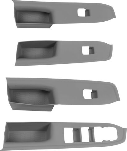 Compatible with 2019 2020 2021 2022 2023 2024 2025 2026 Chevrolet Silverado 1500 Window Switch Panel Protective Silicone Cover Interior Protection Accessories (Black, Chevrolet Silverado 1500) in Saudi Arabia