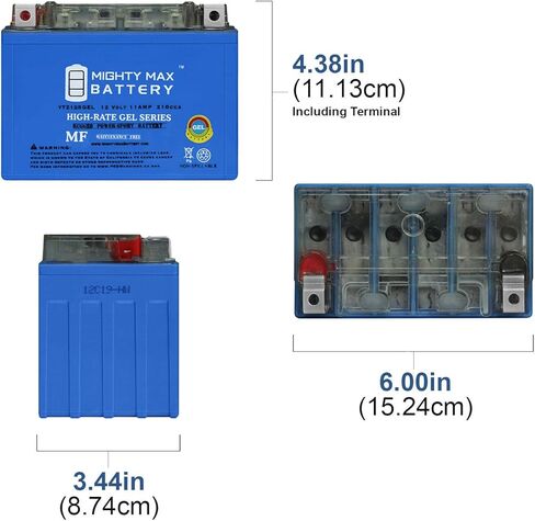 Mighty Max Battery 12V 11AH 210CCA GEL Battery for Honda 600 FSC600 Silver Wing 2002-2012 in Saudi Arabia