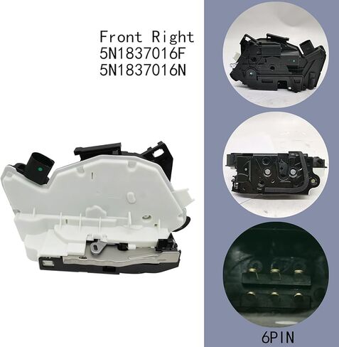 مشغل قفل الباب الجانبي للركاب الأمامي 6pin متوافق مع VW Tiguan CC 5N1837016F/N in Saudi Arabia