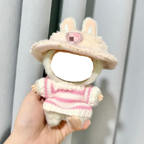 Doll Clothes Set with Hat, Skirt and Bottle for 17cm Dolls (Doll Not Included) in Saudi Arabia