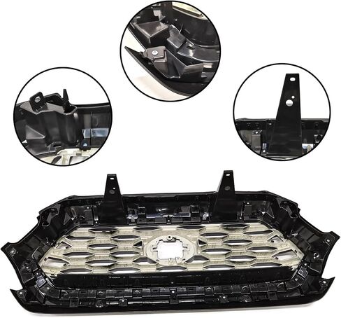 Bewild Front Grille Fit For 2016-2023 Toyota Tacoma TRD Front Bumper Grille Matte Black Insert Grill Honeycomb Style Replacement For 5310004500C5, TO1200407 in Saudi Arabia
