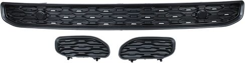 ApplianPar Front Bumper Lower Grille and Left Right Side Tow Hook Cover Cap for Dodge Ram 1500 2019-2024 in Saudi Arabia