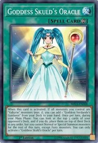 Yu-Gi-Oh! - Goddess Skuld's Oracle - SHVA-EN008 - Super Rare - 1st Edition - Shadows in Valhalla in Saudi Arabia