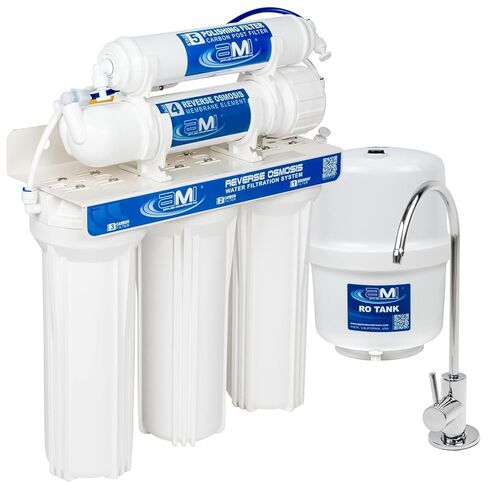 شركة Applied Membranes Inc. نظام تصفية المياه بالتناضح العكسي ذو 5 مراحل، 100 جالون في اليوم in Saudi Arabia