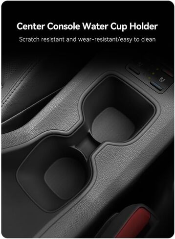 Compatible with Toyota Corolla Cross 2021-2025 Car Center Console Cup Holder Pad, Drink Handle Coaster Accessories in Kuwait