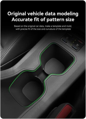 Compatible with Toyota Corolla Cross 2021-2025 Car Center Console Cup Holder Pad, Drink Handle Coaster Accessories in Kuwait