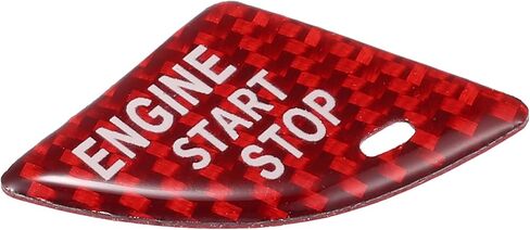 Car Push Start Button Cover Car Engine Start Button Cover Trim for Cadillac ATS 2013-2019 Red in Saudi Arabia