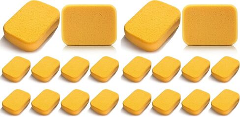 Yesland 10 Pcs Sponges, Perfect Synthetic Sponges for Painting, Crafts, Grout, Cleaning, Pottery, Clay - 7.5 x 5.5 x 2 Inches in Saudi Arabia