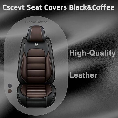 Seat Covers for Nissan Frontier 1998-2016,2PCS Leather Car Seat Covers,Waterproof Seat Protectors Auto Seat Covers,Soft Interior Cover Seats for Cars(Solid Black) in Saudi Arabia
