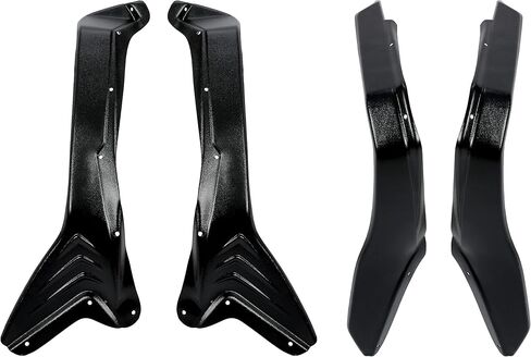HECASA Overfender متوافق مع 2007-2023 Can-Am Renegade 1000/ 1000R/ 850/ 800R/ 800/570/ 500 حاجز مشاعل أمامي وخلفي باللون الأسود in Saudi Arabia