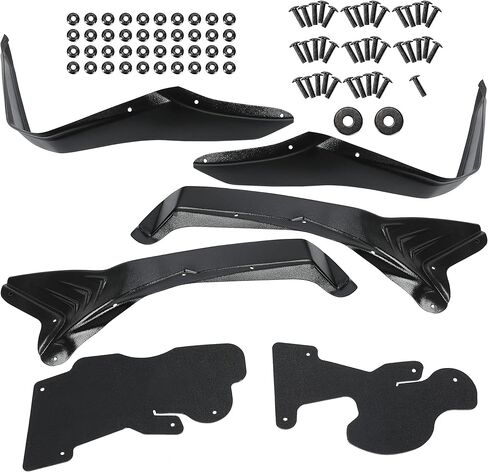 HECASA Overfender متوافق مع 2007-2023 Can-Am Renegade 1000/ 1000R/ 850/ 800R/ 800/570/ 500 حاجز مشاعل أمامي وخلفي باللون الأسود in Saudi Arabia
