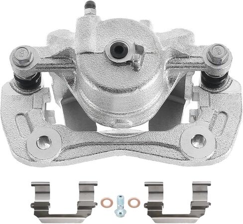 Detroit Axle - Front Brake Calipers for 2010 2011 2012 2013 Kia Soul Brake Calipers with Bracket Replacement Disc Brake Calipers Assembly in Saudi Arabia