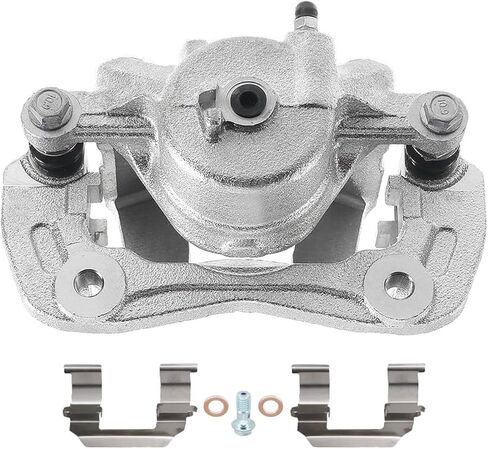Detroit Axle - Front Brake Calipers for 2010 2011 2012 2013 Kia Soul Brake Calipers with Bracket Replacement Disc Brake Calipers Assembly in Saudi Arabia