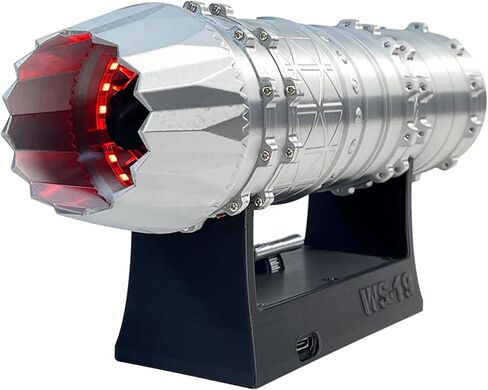F35 Fighter Engine Kit 1:18 Scale Turbojet Mechanical Model Science Educational Toy Deluxe Aviation Enthusiast Gift Desktop Decoration (DIY KIT) in Saudi Arabia