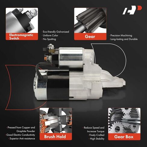 A-Premium Starter Motor Compatible with Mazda 3 2013 2.3L 2.5L, 3 Sport 2013 2.5L, 5 2013-2015 2.5L, 12V 1.4KW 11-Teeth Clockwise in Saudi Arabia