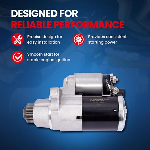 MOCA Starter Motor Compatible with 2014, 2017 for Infiniti QX60, 2007-2013 for Nissan Altima, 2009-2014 for Murano Maxima 3.5L V6, 2011-2014 for Nissan Quest 3.5L V6 in Saudi Arabia