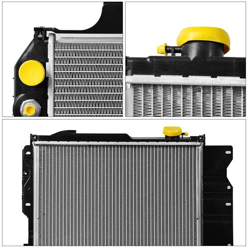 13754 CU13754 مشعاع ألومنيوم كامل 3 صفوف متوافق مع 2018 2019 2020 2021 2022 2023 جيب رانجلر جلاديتور 2.0 3.0 3.6L in Kuwait