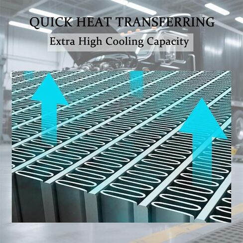 3 Row Core All Aluminum radiator Compatible With 1963-1966 Ford Mustang Comet Falcon 260 289 V8 AT/MT 1964 1965 1966 in Saudi Arabia