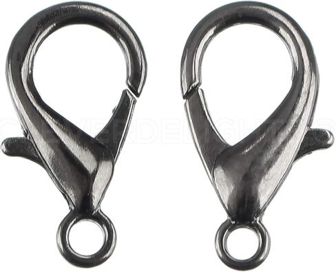 50 Pack - CleverDelights Lobster Clasps - 21x12mm - Antique Copper Color in Saudi Arabia