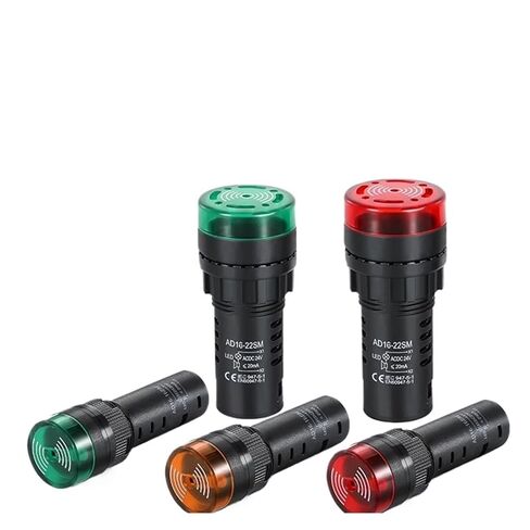 فلاش LED الطنان 24V12V220V380V/AD16-22SM-16mm التيار المتناوب تيار مستمر (Ad16-22smredlight 24 فولت) in Saudi Arabia