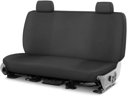 Covercraft Polycotton SeatSaver Custom Seat Covers | Fits 2011-18 Ram 1500 & 2019-24 Ram 1500 Classic & 2011-24 Ram 2500/3500 Crew/Quad Cab | 2nd Row Solid Bench Seat, Charcoal in Saudi Arabia