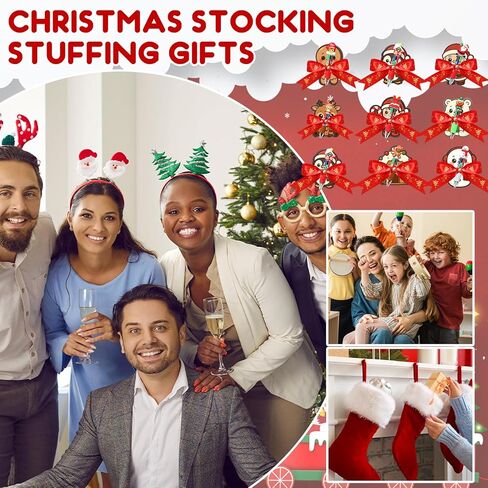 Tenceur 36 Sets Christmas Bulk Gifts Christmas 4 in 1 Multicolor Ballpoint Pens with Sticky Notes Memo Pads and Ribbon for Teacher Student Classroom Prize School Office Coworker Xmas Stocking Stuffing in Saudi Arabia
