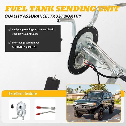 SP9012H Fuel Pump Module Assembly Hanger Sending Unit Compatible with 4Runner 1996-1998 4-Door Replace TNKSP9012H in Saudi Arabia